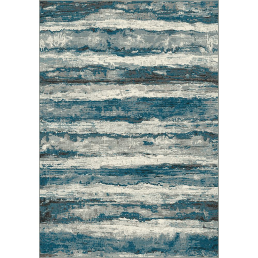 Dynamic Rugs 89801 5989 Regal 2 Ft. X 3 Ft. 5 In. Rectangle Rug in Blue/Grey